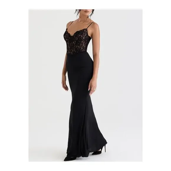 Cara black corset maxi dress - NWOT